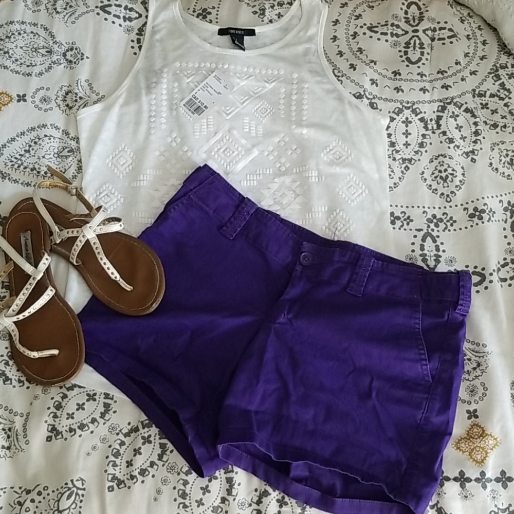 Bright Purple Shorts